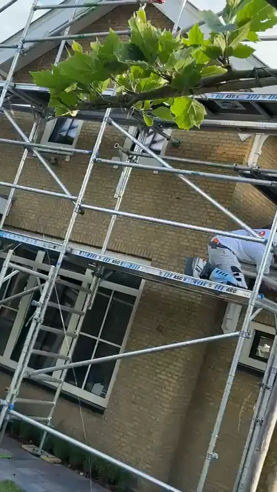 Buitenwerk vanaf de steiger